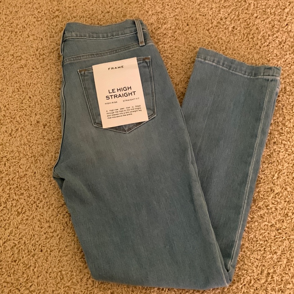 Frame Le High straight leg jeans